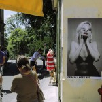 During the international photo festival, Les Rencontres de la Photographie, in Arles, France every summer, many photographers use the city walls as exhibition space, myself included.  Planning is now under way for this summer's high jinks.