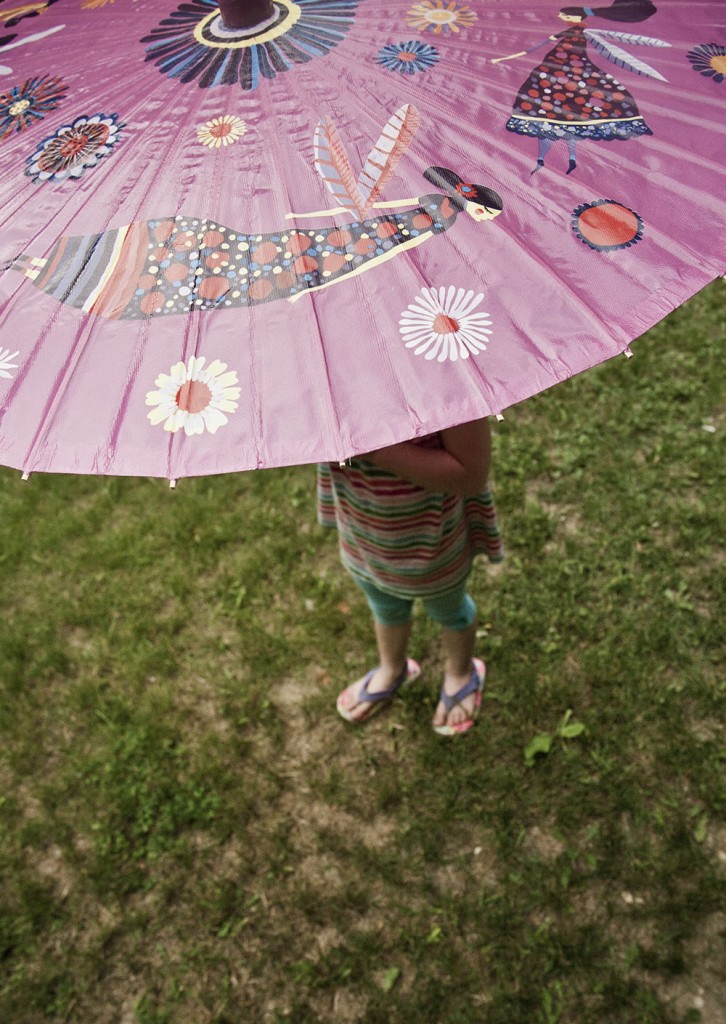 Chance of hot sun, break out the giant cocktail umbrella.