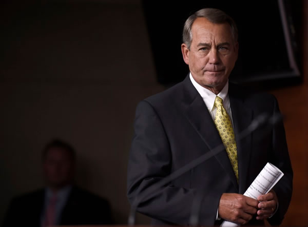 Speaker of the House John Boehner will resign congress and his speakership on Oct. 31.