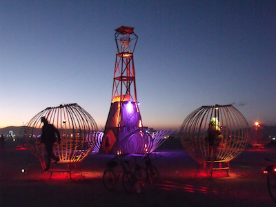 Interactive art at Burning Man 2012; photo by Amanda Painter.