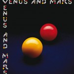 Venus and Mars as billiard balls, shown in a conjunction on the cover of Paul McCartney & Wings' 1975 album. The cover art is by Hipgnosis, which did many of the album covers of that era, including Obscured by Clouds, Dark Side of the Moon and Animals by Pink Floyd. Here's a complete list.